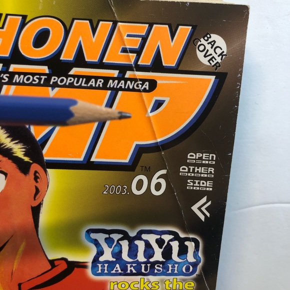 Vintage June  2003 Issue of Shonen Jump Manga Magazine Naruto Dragonballz - Picture 8 of 8